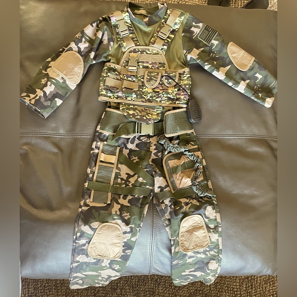 Boys Special Forces Costume - Teetot & Co. Large (7/8)